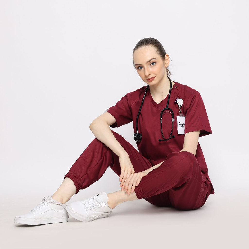 Jual Simply Active Women / baju dokter/ baju medis/ scrub medis/ gaun ...