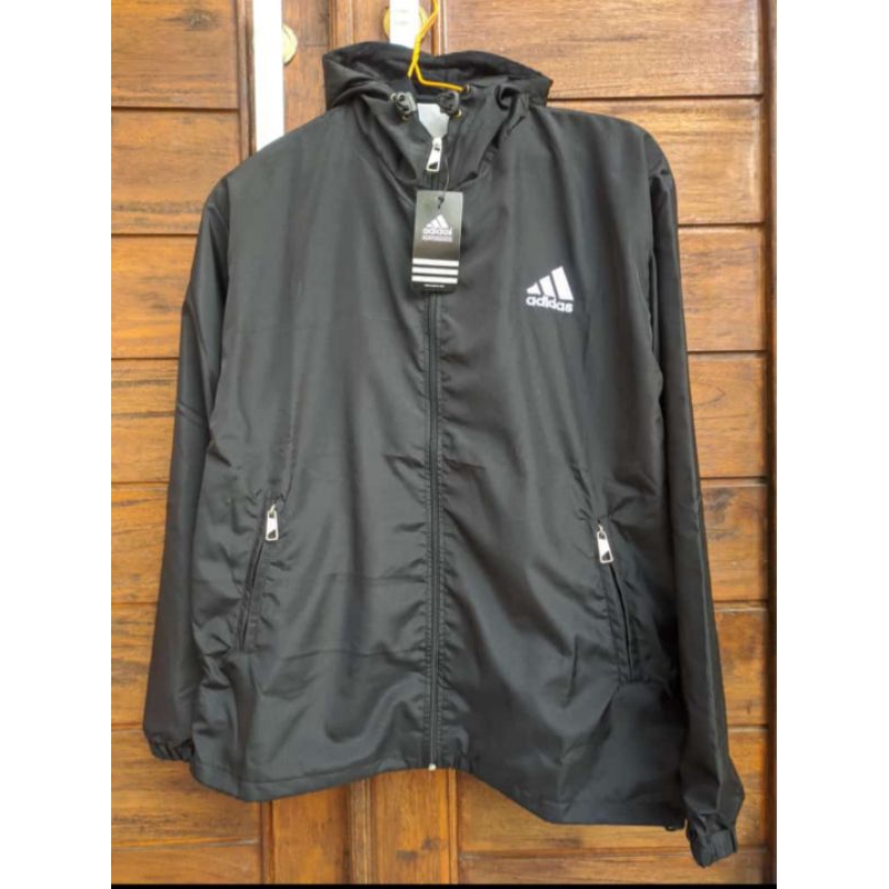 Jual jaket parasut pria waterproof original adidas jaket parasut casual ...