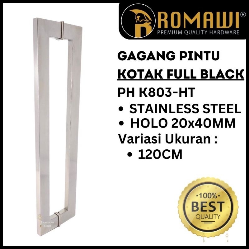 Jual Pull Handle Gagang Pintu Kaca Kayu Stainless Baut Tembus K