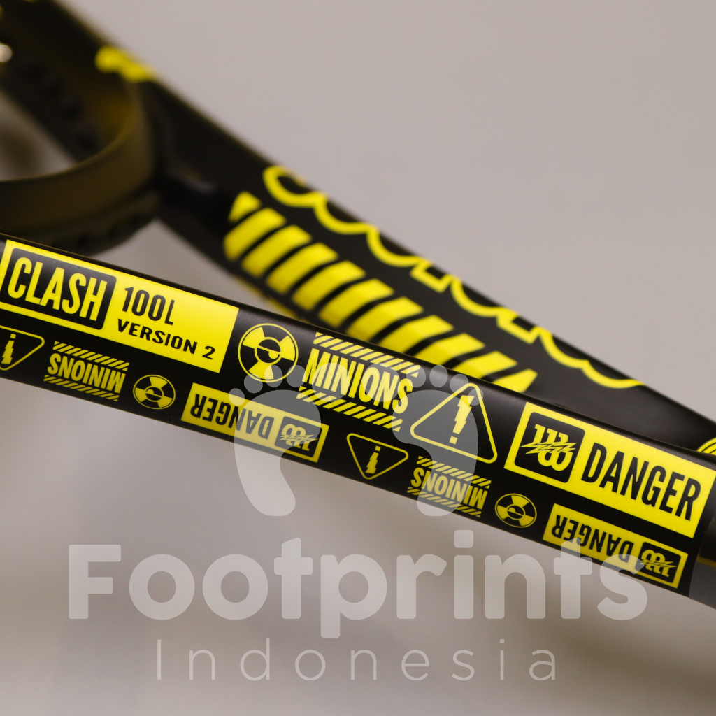 Jual Raket Tenis Wilson Clash 100L V2 Minions Tennis Racket 280 gr ...