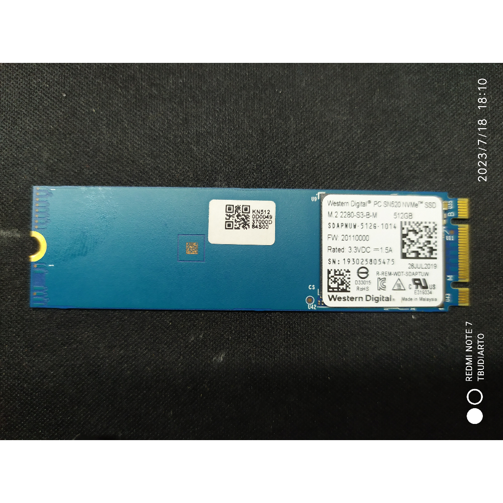 Jual SSD NVMe WESTERN DIGITAL PC SN 520 | Shopee Indonesia