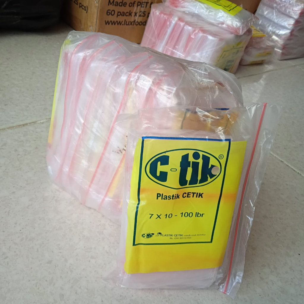 Jual 7X10 C- tik plastik klip ukuran 7x10 ctik isi 100 | Shopee Indonesia