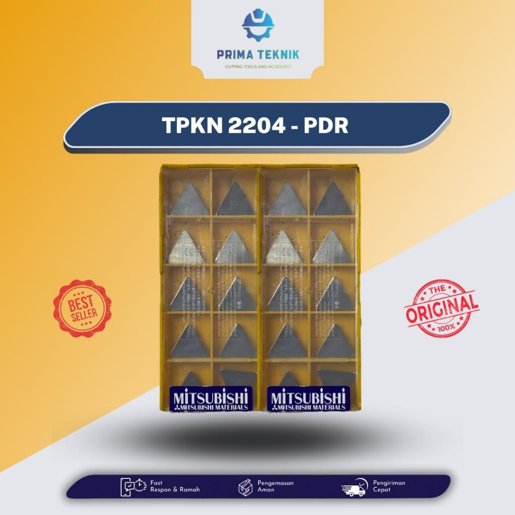 Jual Insert TPKN 2204 - PDR || Merk MITSUBISHI | Shopee Indonesia