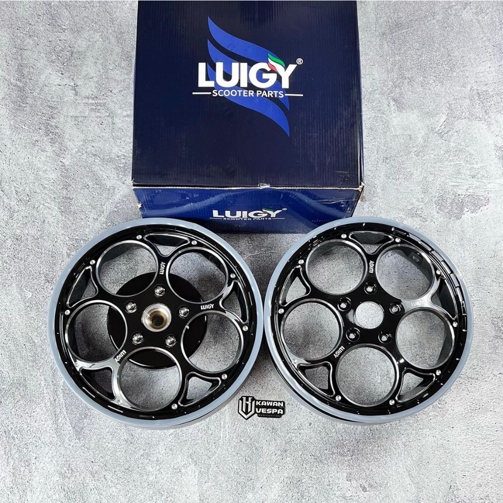 Jual Velg Luigy Cs V New Model Marus W Black Vespa Sprint Prima S Lx Shopee Indonesia