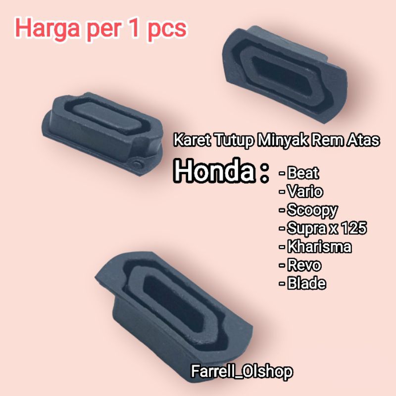 Jual Karet Tutup Minyak Rem Atas Honda Beat Vario Scoopy Shopee Indonesia