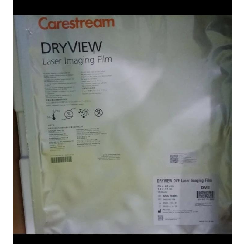 Jual Film Radiologi DVE Carestream 35x43 / 14x17 cm | Shopee Indonesia