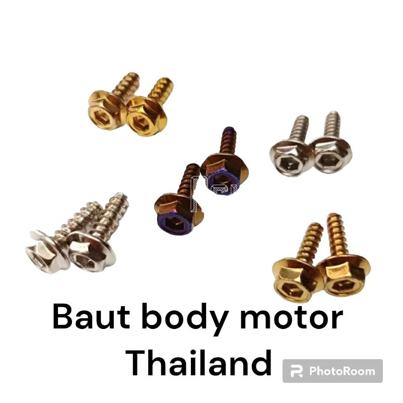 Jual Baut Body Honda Probolt Chromp Semua Jenis Motor Honda Shopee Indonesia