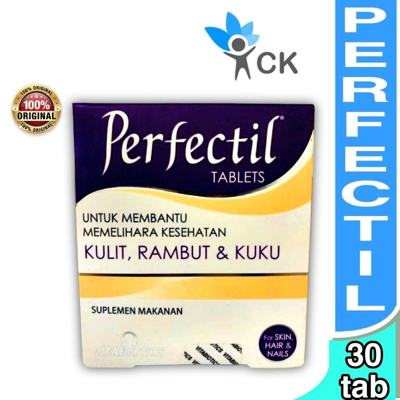 Jual PERFECTIL BOX ISI 30 kesehatan kulit kuku dan rambut | Shopee ...