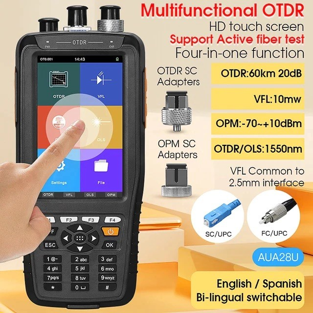 Jual AUA-28A/28U OTDR Fiber Optic Cable Obstacle Finder Breakpoint Test ...