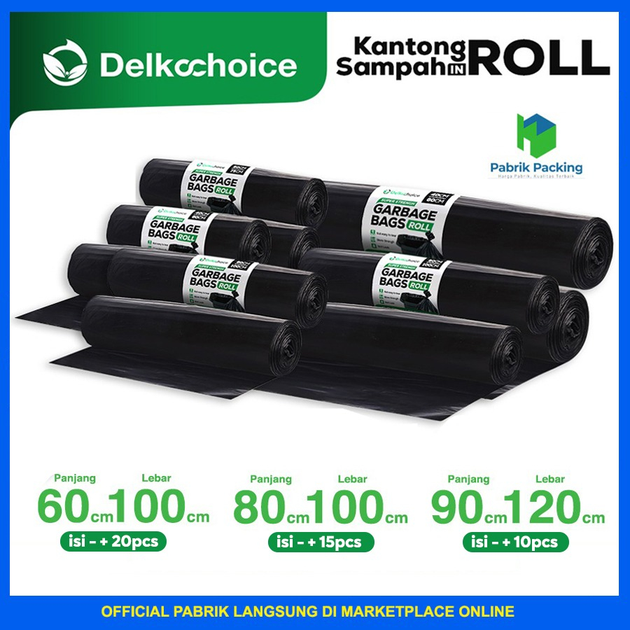 Jual Kantong Plastik Sampah Roll Tebal Trash Bag Kantong Sampah Roll Shopee Indonesia