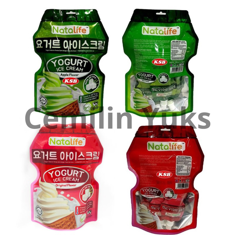 Jual Natalife Yogurt Ice Cream 300ml Yoghurt Ice Cream Dengan Nata