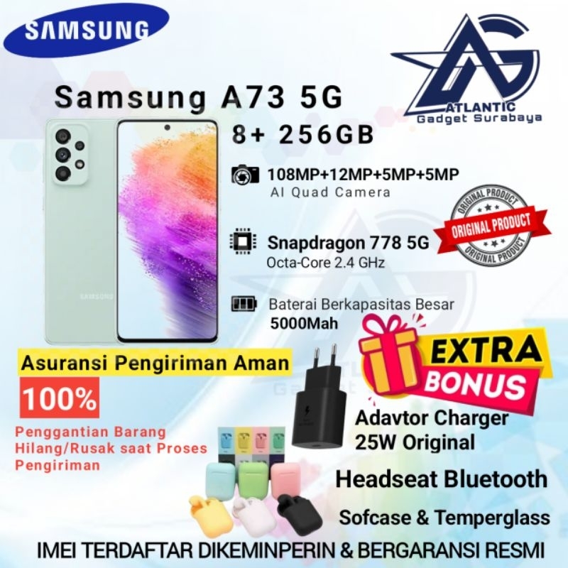 Jual Samsung Galaxy A73 5G Ram 8/256GB New 100% Original Bergaransi ...