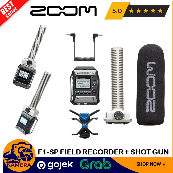 Jual Zoom F1SP Field Recorder With Shotgun Microphone Original Shopee Indonesia