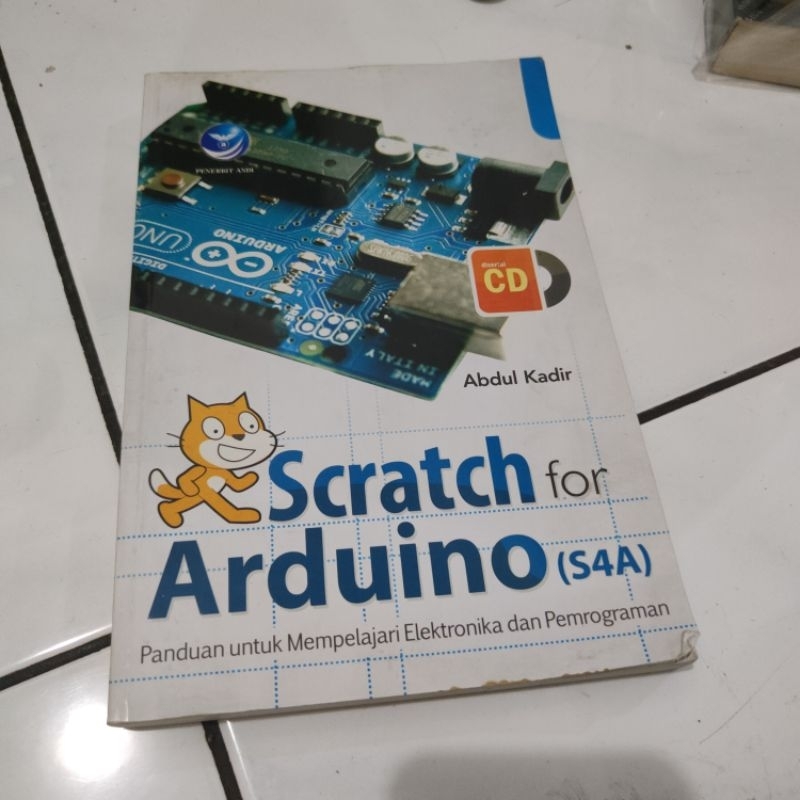 Jual buku scratch for arduino original s4a bekas mulus belajar