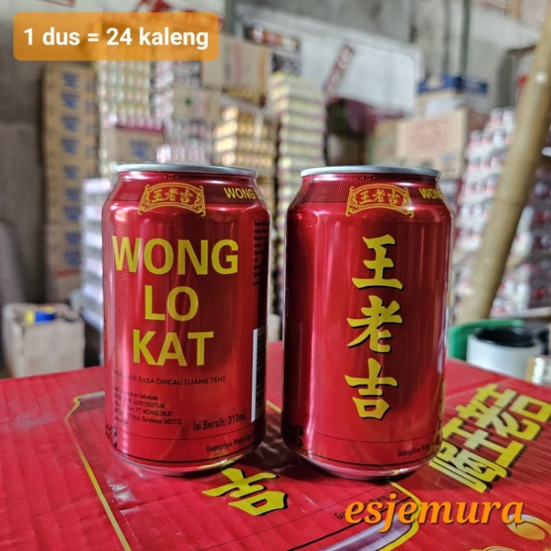 Jual Wong Lo Kat minuman Liang teh rasa cincau / Wonglokat Wong Lao Jie ...