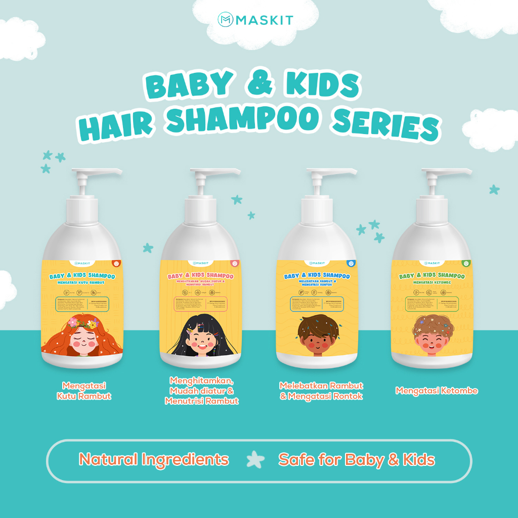 Jual Shampoo Baby & Kids Natural Gentle Hair Wash Shampo Bayi & Anak