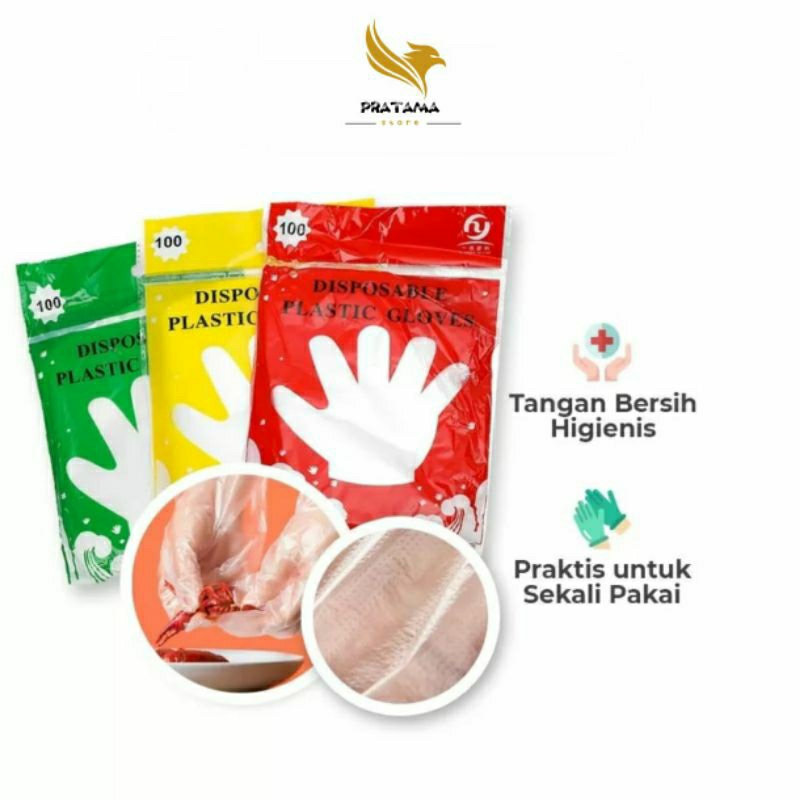 Jual COD Sarung tangan plastik kemasan sekali pakai | Shopee Indonesia