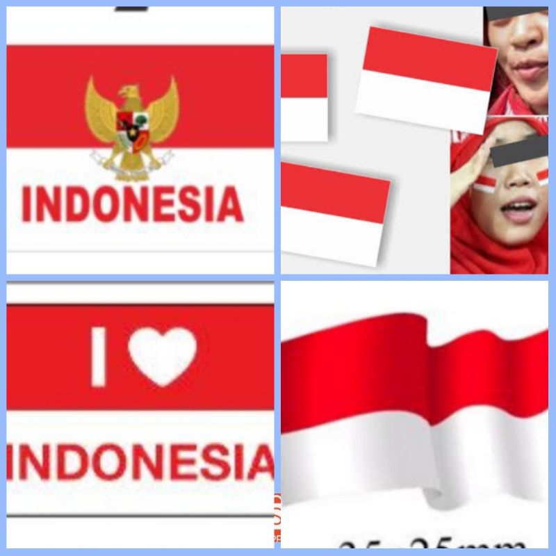 Jual Stiker Merah Putih Shopee Indonesia