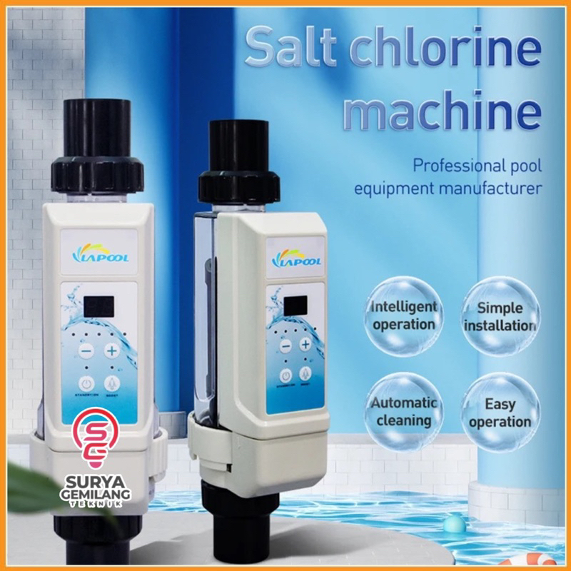 Jual Salt Chlorinator Emaux EC 20G Mesin Garam Klorinator Kolam Renang ...