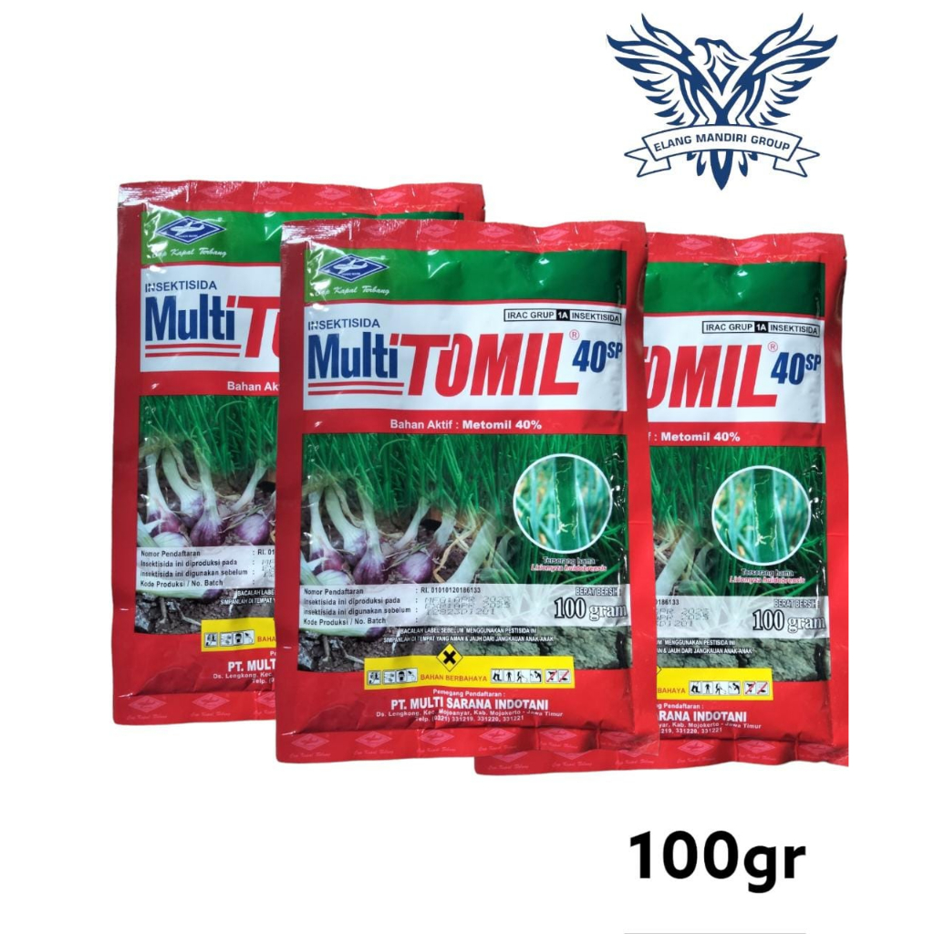 Jual Multitomil 40SP 100gr Insektisida Metomil 40% Pestisida Pembasmi ...