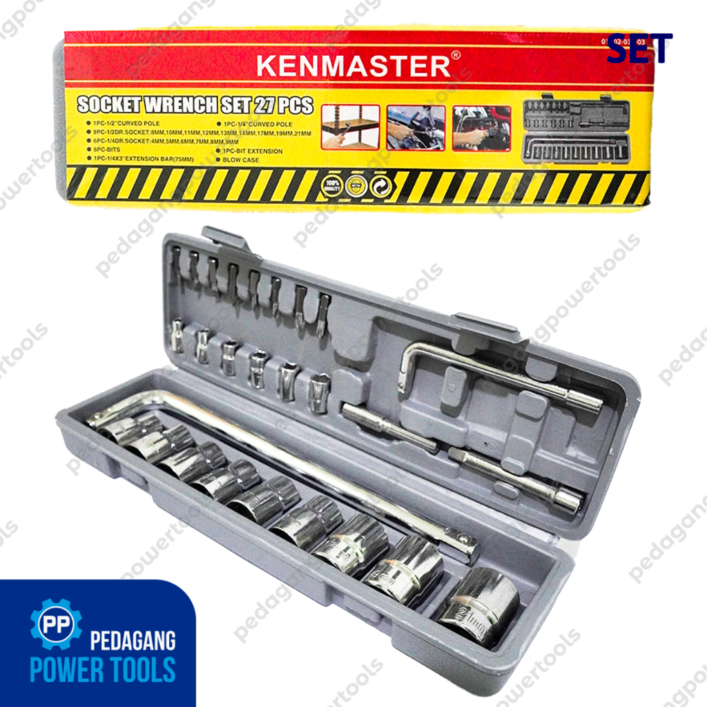 Jual Kenmaster Kunci Sok Set Pcs Sock Shock Motor Shopee Indonesia