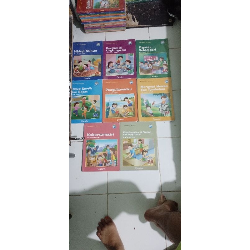 Jual Teks tematik terpadu tema A sampai H kelas 2 sd | Shopee Indonesia