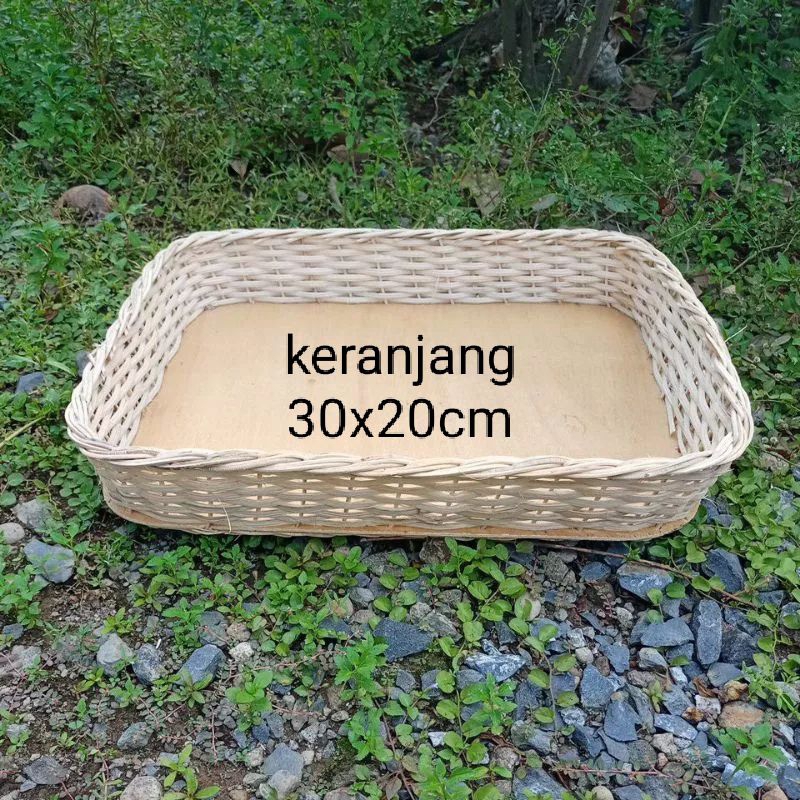 Jual keranjang rotan ukuran 30x20 cm | Shopee Indonesia