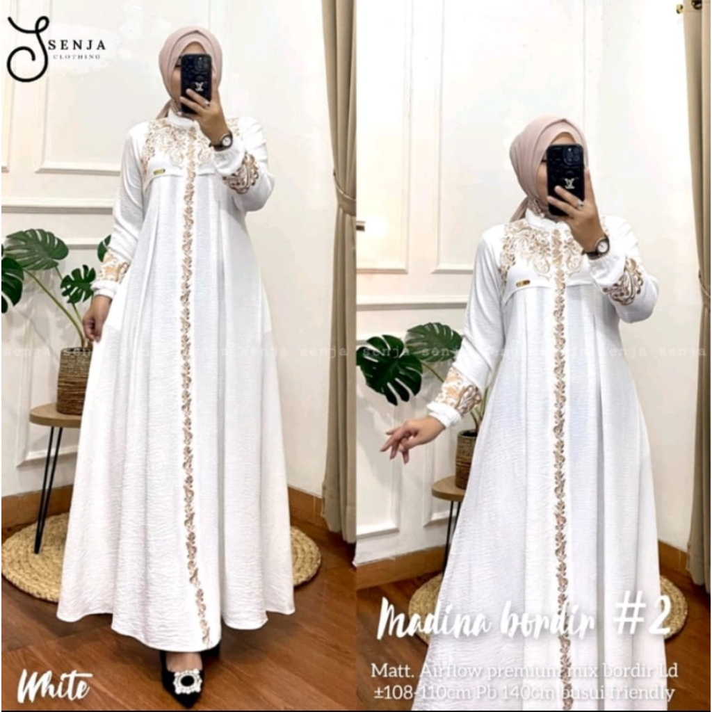 madina dress / crinkle / gamis / big size