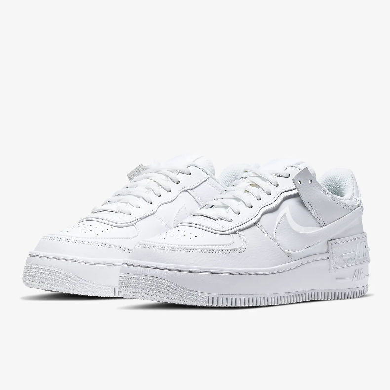 nike air force 1 low shadow triple white