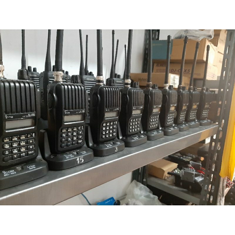 Jual Ht Icom V Original Vhf Bekas Normal Dan Lengkap Dr Pt Eli Ori Asli Shopee Indonesia