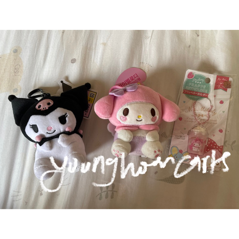 Jual sanrio daiso korea kuromi my melody plush keychain Shopee Indonesia