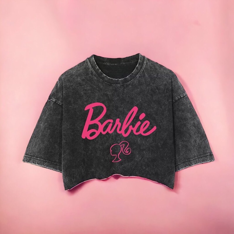 Jual BARBIE TSHIRT WANITA OVERSIZE BARBIE BAJU BARBIE DEWASA BAJU CROP ...