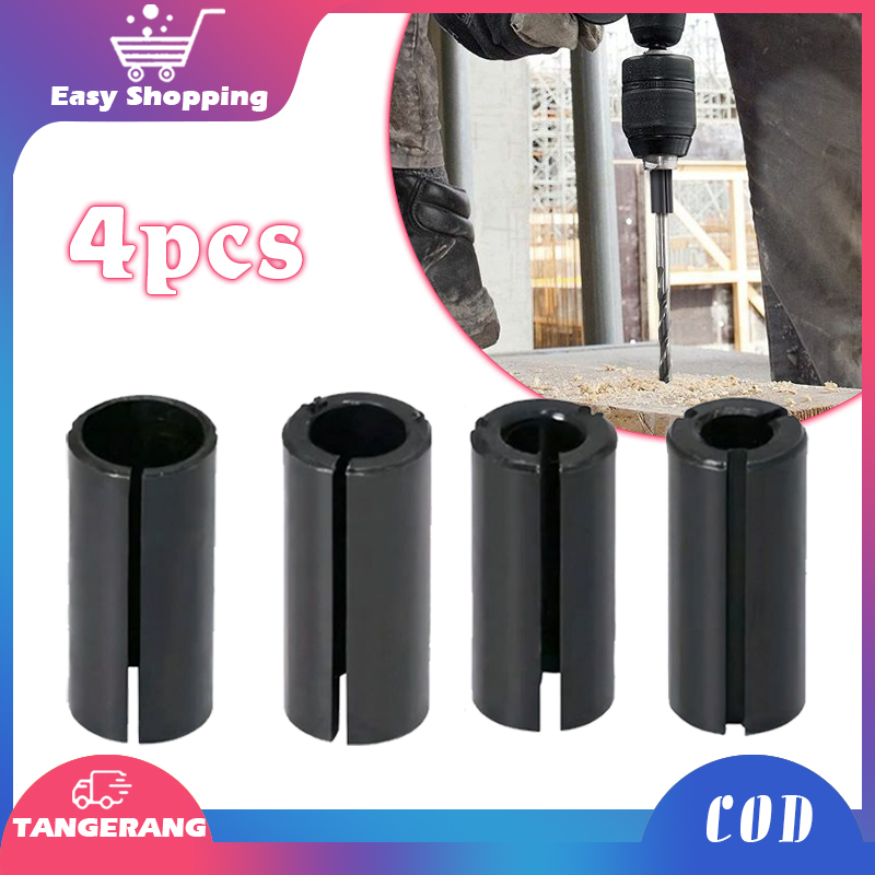 Jual 4pcs Collet Sleeve 12.7mm Adapter Collet Adaptor Router Chuck