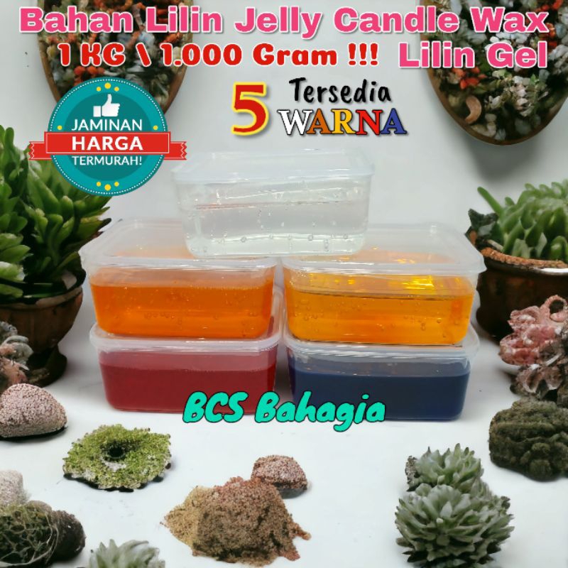 Jual Bahan Lilin Jelly Kristal Gel Wax HP Raw 1 KG / Lilin Jeli Candle