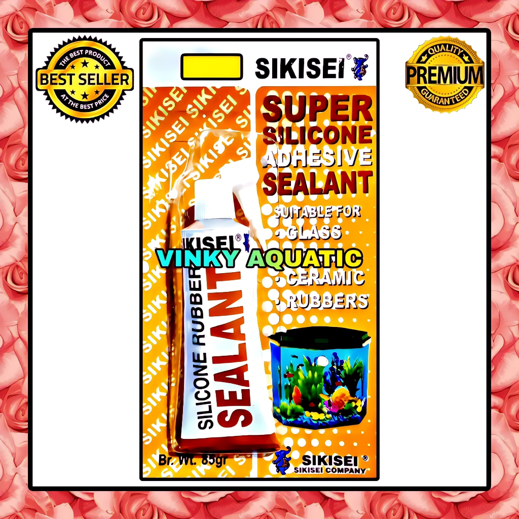 Jual Lem Kaca Aquarium Sikisei Super Silicone Adhesive Sealant Gram Shopee Indonesia