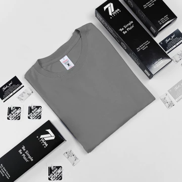 Kaos Polos Pria Wanita Lengan Pendek Premium Cotton Bamboo 30s Unisex Zulna Distro