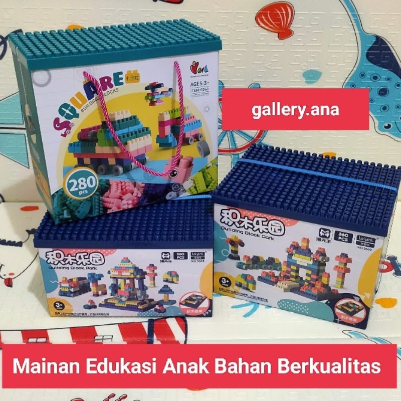Jual Mainan Edukasi Anak Ohsome / KKV Building Block Park 260 280 360 ...
