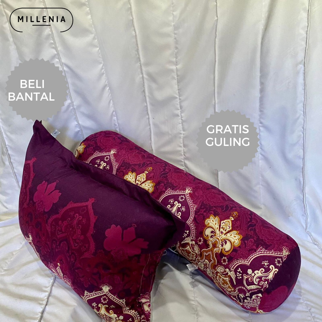 Jual Millenia Bantal Tidur Figura Motif Part 2 (BONUS guling) Lembut ...