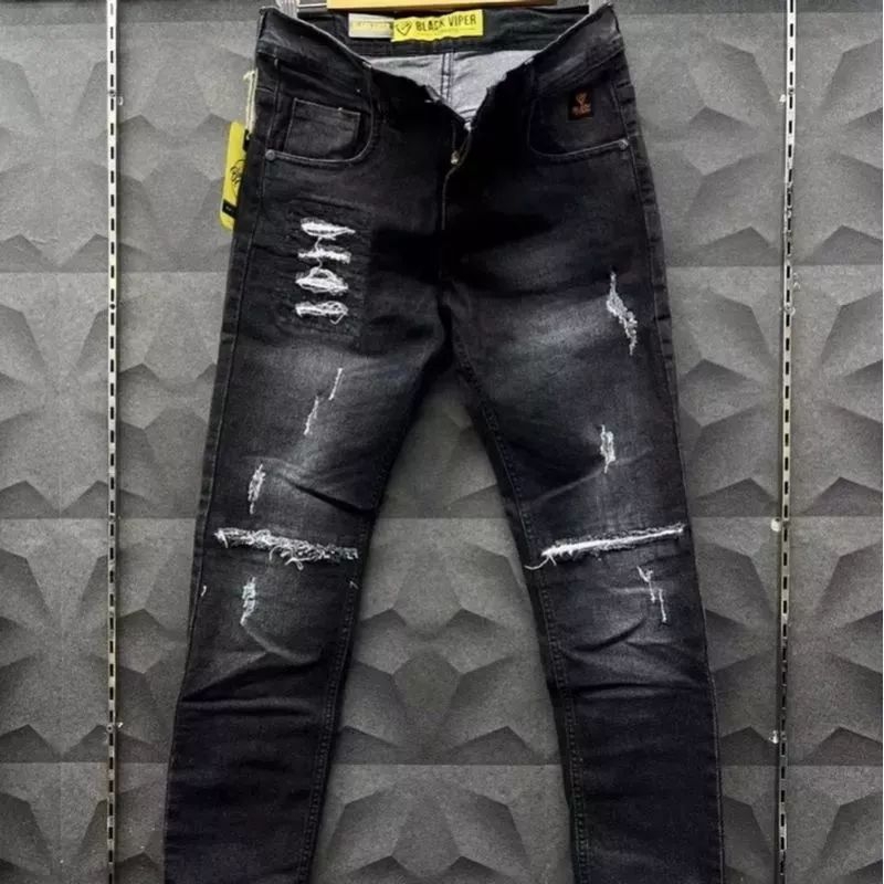 Jual Celana Panjang Sobek Sobek Terbaru / Celana Panjang Pria Strecth