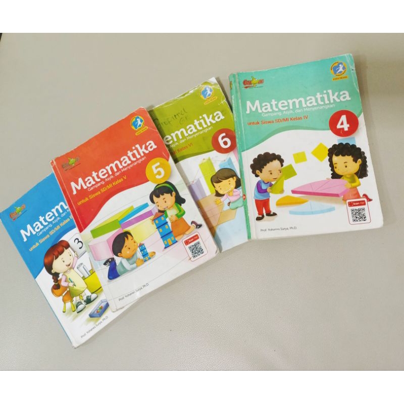 Jual Buku Matematika Gasing Kelas 3 4 5 6 Karangan Prof Yohanes Shopee Indonesia