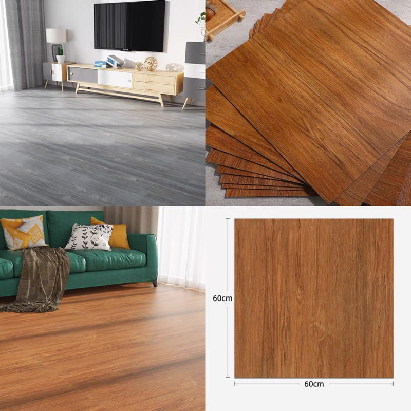 Jual Stiker Lantai Kayu Anti Licin Wallpaper Lantai Kayu Anti Air 60Cm
