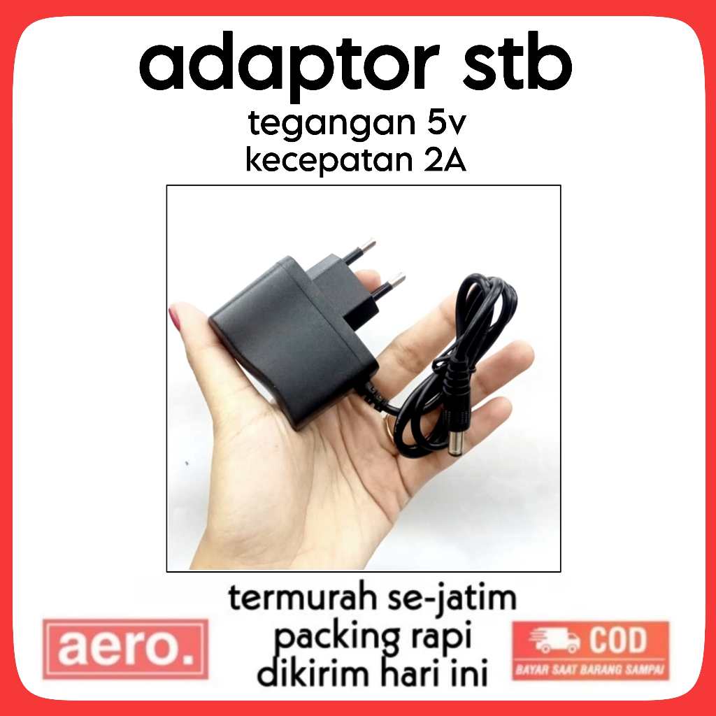 Jual adaptor stb 5v 2a | Shopee Indonesia