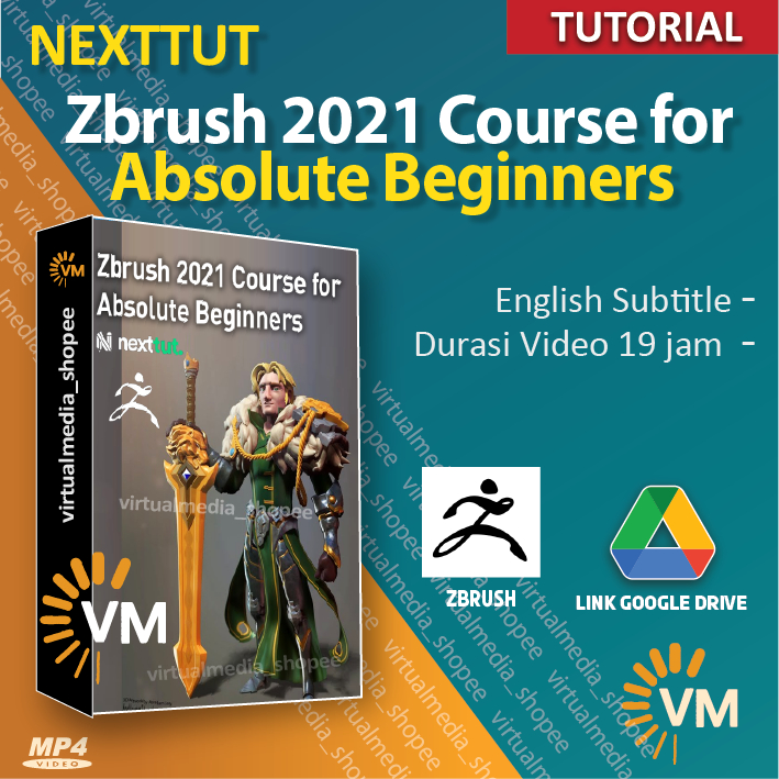 Jual TUTORIAL ZBRUSH 2021 COURSE FOR ABSOLUTE BEGINNERS NEXTTUT BASIC ...