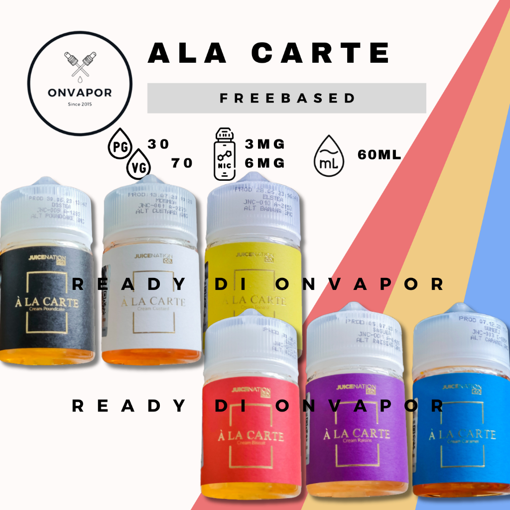 Jual Ala Carte Liquid Cream Poundcake , Banana , Biscuit , Caramel