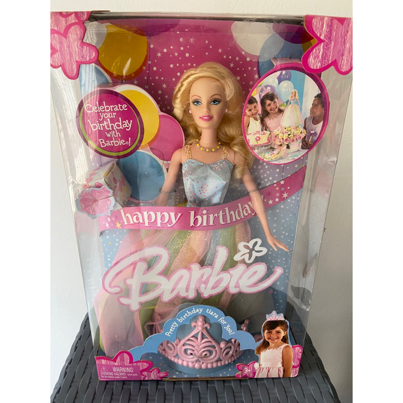 Jual Barbie Happy Birthday with Tiara | Shopee Indonesia