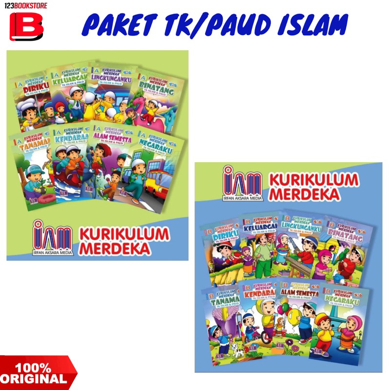 Jual Buku Paket TK/PAUD Kurikulum Merdeka Belajar / Islam | Shopee ...