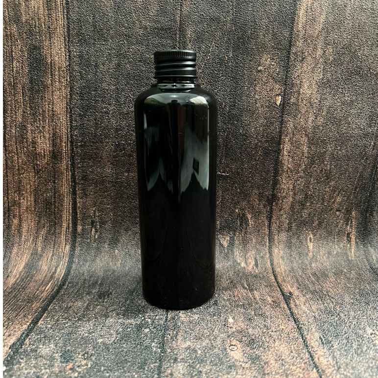 Jual Botol Hitam 250ml / 250 ml tutup ULIR ALUMUNIUM | Shopee Indonesia