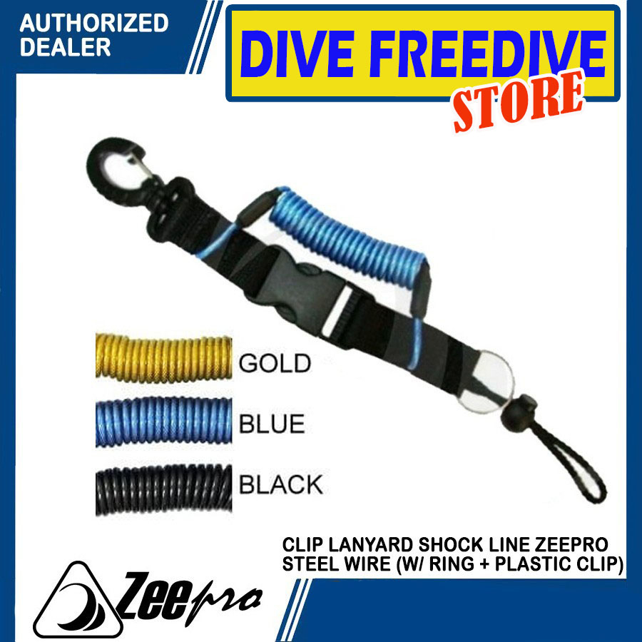 Jual Lanyard Shock Line Heavy Duty Clip Plastic Zeepro Wire Peer ...