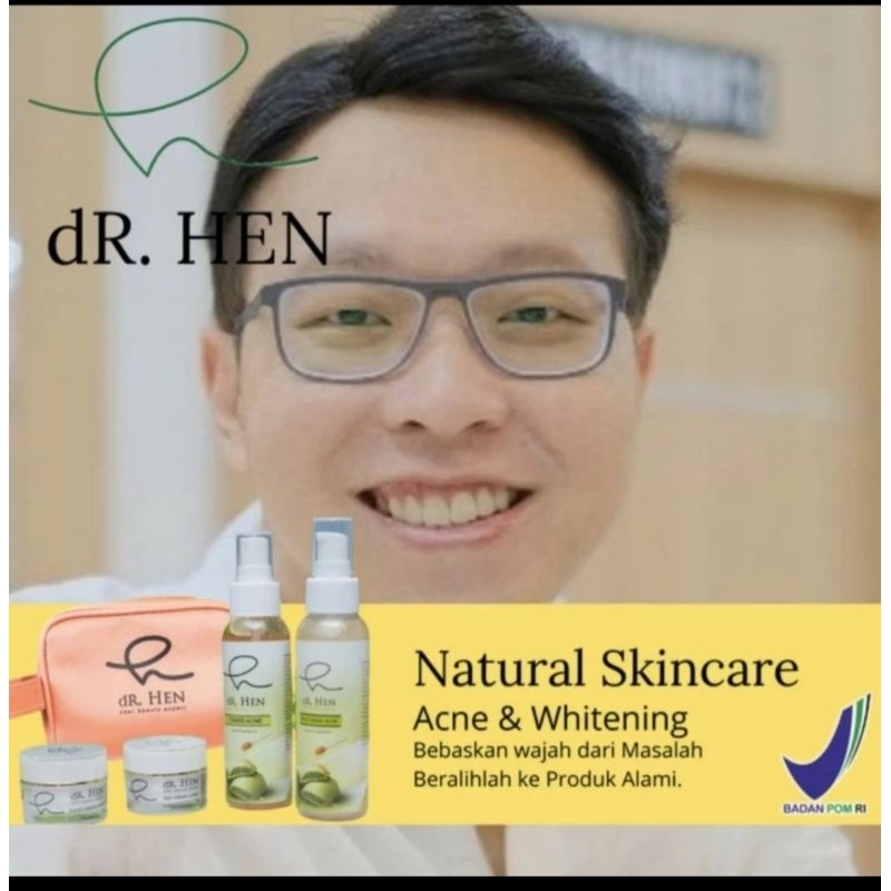 Jual Skincare Dr.Hen by Athena krim Dr.Richard lee/Paket Basic Acne
