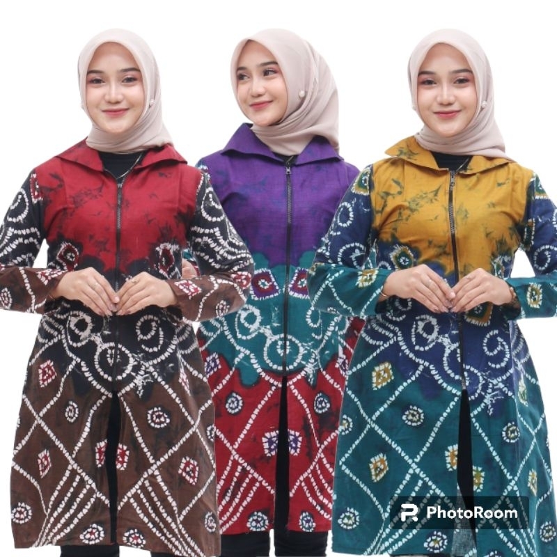 Jual Atasan Tunik Batik Sasirangan Baju Batik Wanita Motif Terpopuler